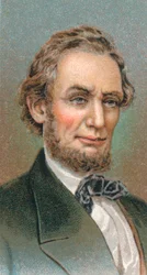 Abraham Lincoln 1809-1865, 16e president van de Verenigde Staten, 1924