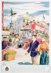 Advertentie voor Dunlop banden, 1938