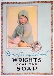 Advertentie voor Wrights teerzeep