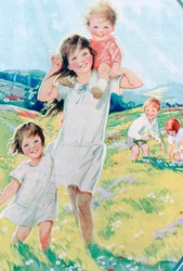 Advertentie voor Wrights kolenteerzeep (detail)
