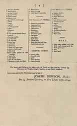 Advertentie van verkoop bij kaarslicht bij Lloyds, 1796, 1928