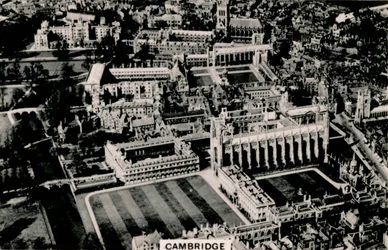 Luchtfoto van Cambridge, 1939