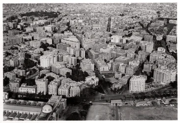 Luchtfoto van Nieuw-Caïro, Egypte, vanuit een Zeppelin, 1931 1933