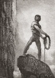 Naar een werk van Gustave Doré uit het boek 