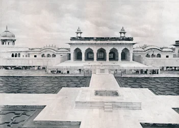 Agra. De Khas Mahal en Zenana, ca. 1910