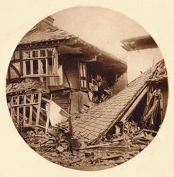 Schade door luchtaanval in Croydon, 1915-1935