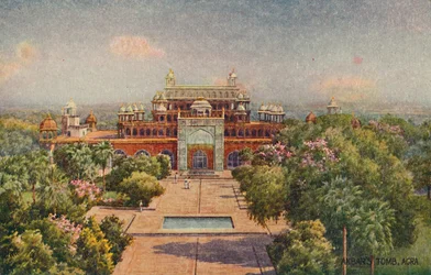 Akbars Graf, Agra