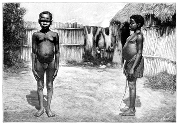 Akka man en vrouw, ca. 1880