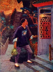 Aladdin ontdekt de Lamp, ca. 1930