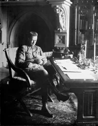 Alexander Kerensky, premier van de Russische Voorlopige Regering, Rusland, 1917