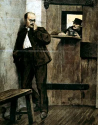 Alfred Dreyfus in de gevangenis, 1895