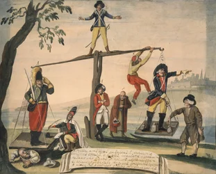 Allegorie van Europa in 1791