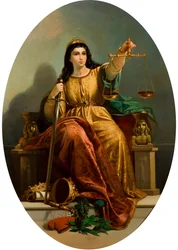 Allegorie van gerechtigheid, c. 1870