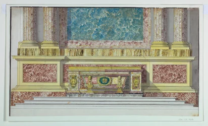 Altaar Mensa voor de Borghese Kapel, Santa Maria Maggiore, Rome