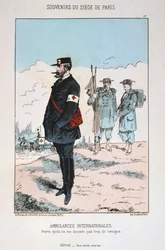 Ambulances Internationales, Beleg van Parijs, 1870-1871
