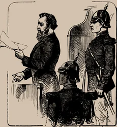 Andrei Zhelyabov voor de rechtbank, 1881