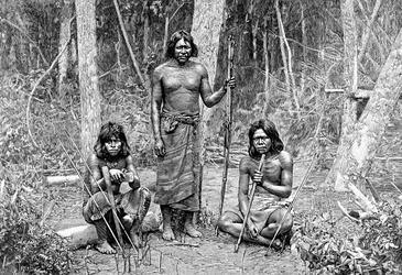 Angaite Indianen, Noord-Chaco, Paraguay, 1895