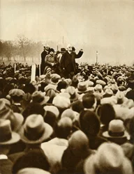 Anti-regeringsdemonstratie, Hyde Park, Londen, 6 februari 1933, 1935