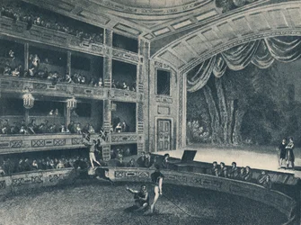 Arena van Astleys Amfitheater, Westminster Bridge Road, 1942