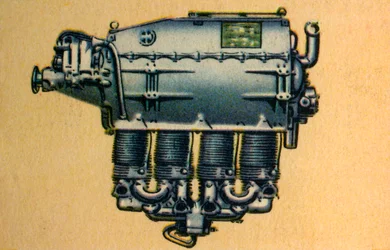 Argus As 8 100 pk vliegtuigmotor, 1932