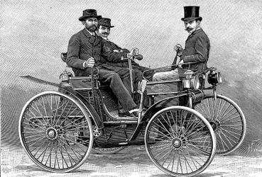 Armand Peugots eerste auto, 1890