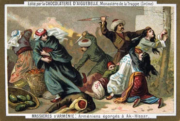 Armeniërs worden de keel doorgesneden in Ak-Hissar, 1895