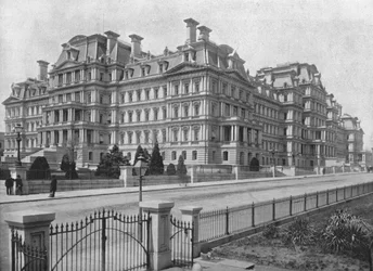 Leger- en marinegebouw, Washington DC, VS, ca. 1900