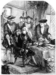 Arrestatie van Sir William Wyndham, ca. 1715, 19e eeuw