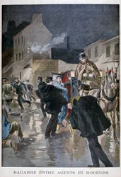 Gearresteerd door de politie, Parijs, 1900