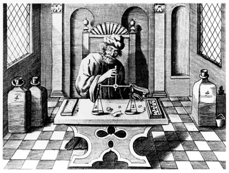 Assayer test monsters van goud en zilver, 1683
