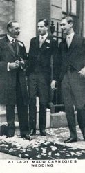 Op de bruiloft van Lady Maud Carnegie