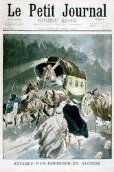 Aanval op een koerier in Algerije, 1901