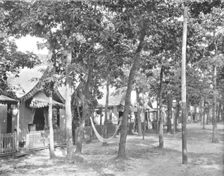 Laan van tenten, Ocean Grove, New Jersey, VS, ca. 1900