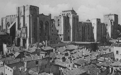 Avignon - Pausenpaleis Oostzijde, ca. 1925