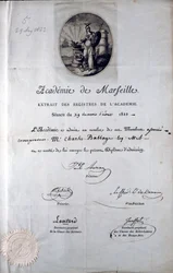 Babbage Diploma van de Academie de Marseilles