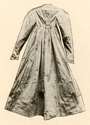 Achteraanzicht van een vliegende Josie, gedragen in Pennsylvania, laat 18e eeuw, 1937