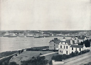 Bangor - De stad en de baai, vanaf Mornington Park, Princeton, 1895