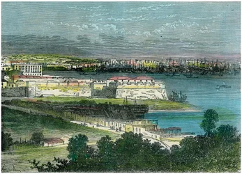 Barcelona, Catalonië, Spanje, ca. 1880