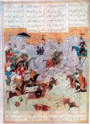 Slag tussen Alexander en de Perzische koning Darius III, 4e eeuw v.Chr.
