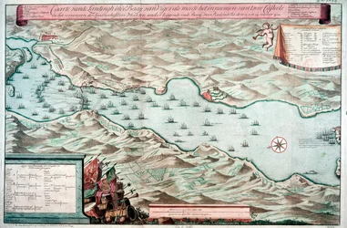 Slag bij Vigo Bay, Spanje, 12 oktober 1702