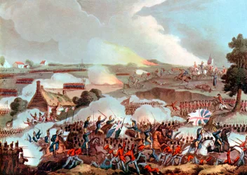 Slag bij Waterloo, België, 1815