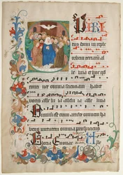 Bifolium uit een Graduale, laat 15e eeuw