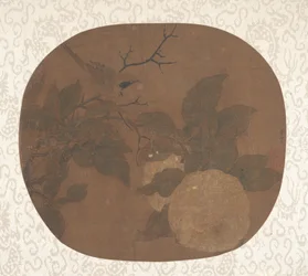 Vogel op een Camellia Tak, ca. 1000