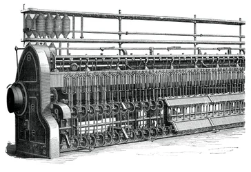 Bobijn en vliegframe, ca. 1880