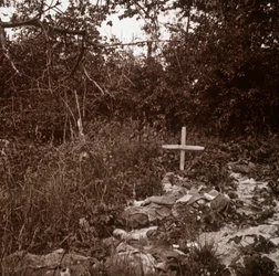 Lichaam van Duitse soldaat, Ablain-Saint-Nazaire, Noord-Frankrijk, ca. 1914-ca. 1918