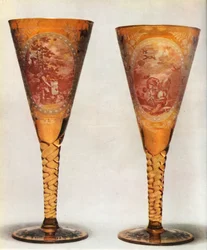 Boheemse glazen, 19e eeuw