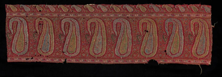 Rand van een sjaal, 1800s
