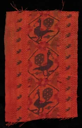 Rand met pauwenmotief, jaren 1600