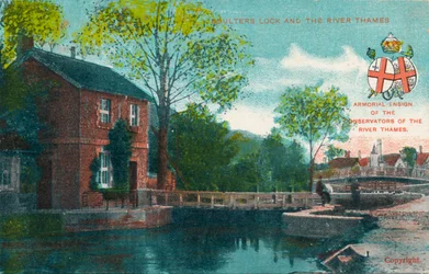 Boulters Lock en de rivier de Theems