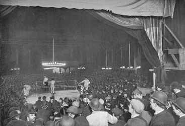 Boksen in Wonderland, Londen, ca. 1903, 1903